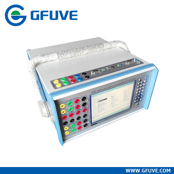 6 current 6 voltage relay test current injection relay test set