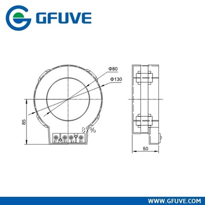 800/5A high precision zero sequence current transformer supplier