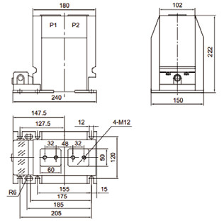 GFLZZ0224-10 Single Phase 10/42/75kV High Voltage High Accuracy Protectional Current Transformer supplier