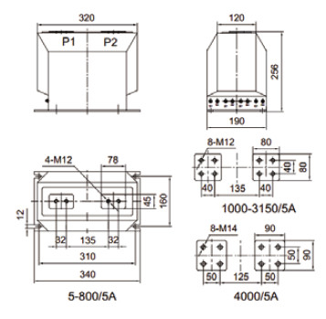 GFLZZ0956-10C4 Low Cost Current Transformer 12/42/75kV Industrial Current Transformer supplier