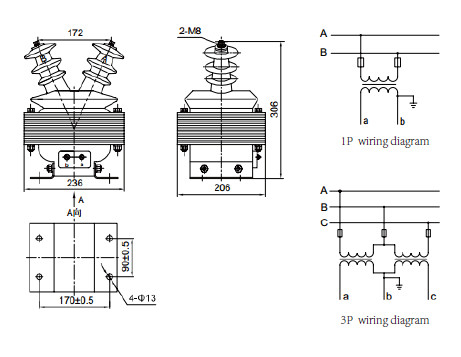 GFJDZ0127-10Q Single Phase Medium Voltage Transformer 6KV 10KV Full Cast-Resin Insulated Epoxy resin Voltage Control supplier