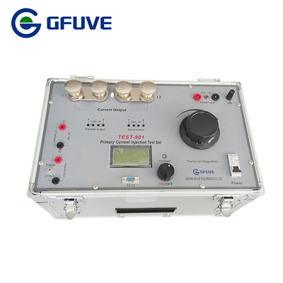 5000A primary injection testing of circuit breaker 35KVA in smart grid substation supplier